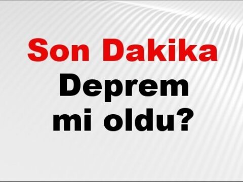 Elazığ’da Deprem Gerçekleşti! 26 Mart 2026 Son Dakika Gelişmeleri